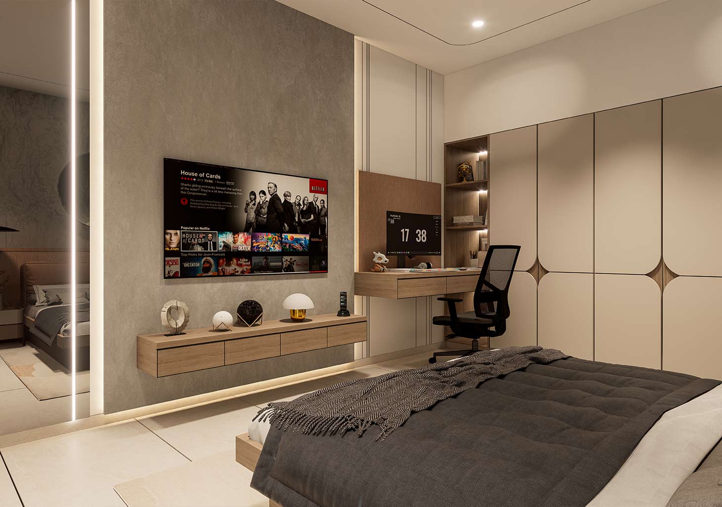 Guest Bedroom Wardrobe View