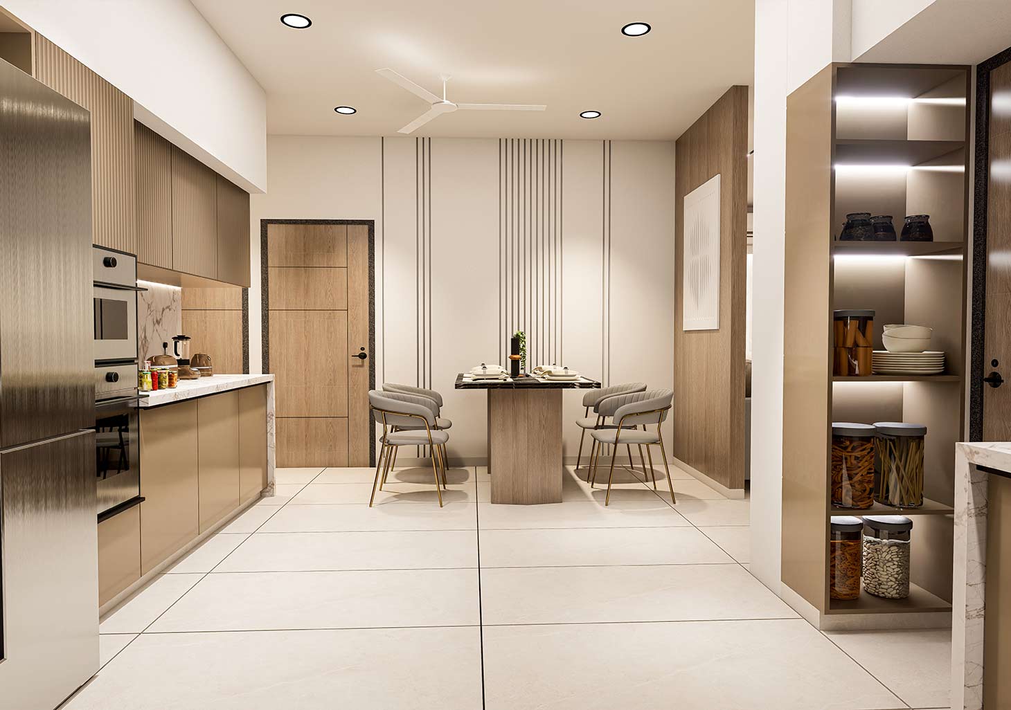 Kitchen Dining View