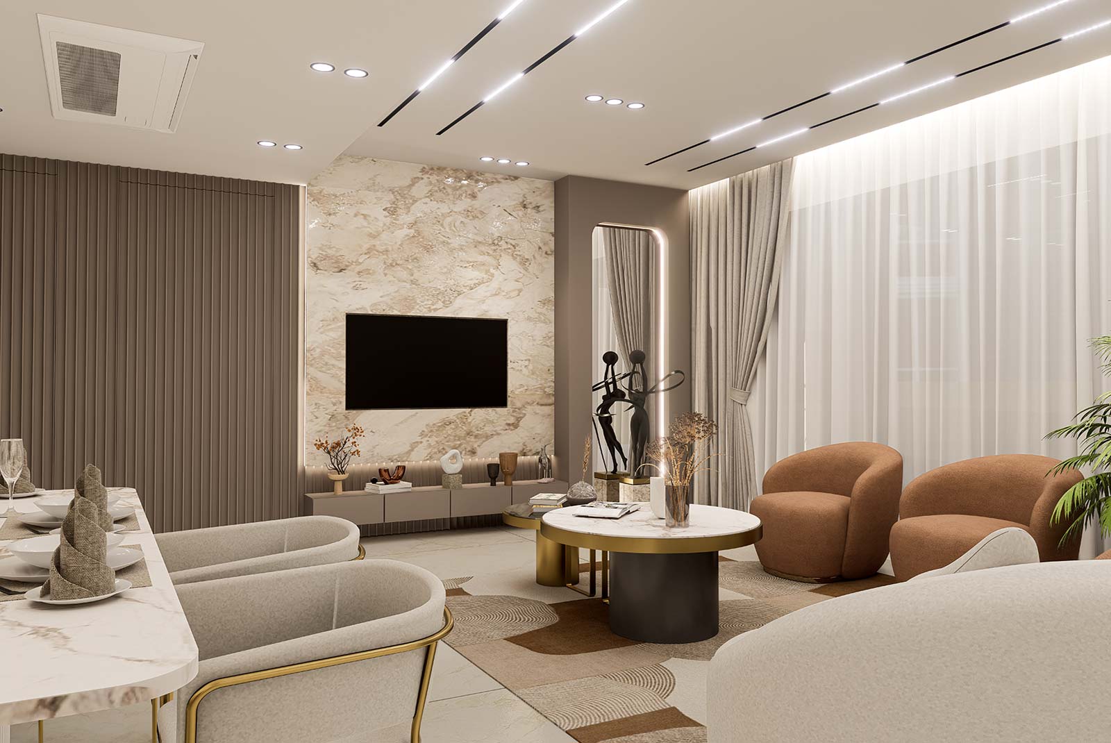 Living room area