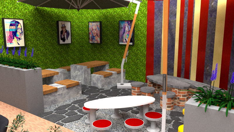 Family seating area